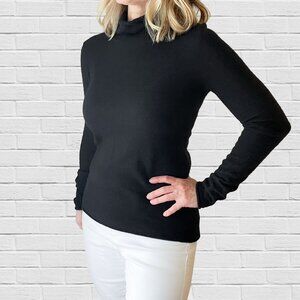3 Dot black cashmere sweater